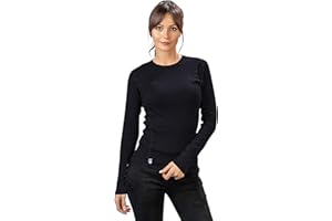 ALPIN LOACKER 100 Merino Langarmshirt Damen 230g/m2 I Feinste Merinowolle Unterwäsche I Langarm Wandershirt für Outdoor und Sport