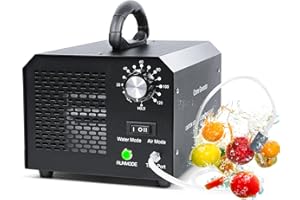 FELLAT Générateur d'Ozoner pour Eau et Air, 30,000 mg/h Machine à Ozone pour 300 m², Purificateur d'Air Ozoner Industrielle Ozoniseur avec Minuterie pour Habitations, Bureau, Restaurant, Hôtel et Garage