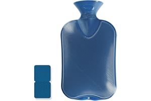 ‎FASHY Fashy 6460 54 Wärmflasche Doppellamelle, 2 Liter, saphir