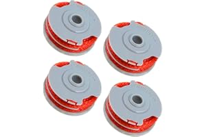 CDIYTOOL Flymo FLY021 Doppelschnur, 0,062" 16ft F016800385 Spulenschnüre Kompatibel mit Contour 500 XT, Power Trim 500 XT, Mini Trim Auto ST/XT/Plus XT, Mini Trim Contour XT, Mini Trim Auto