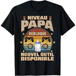 T-shirt Humour « Futur Papa 2026 » | Cadeau Original Annonce Grossesse