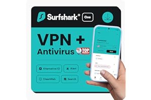 Surfshark One, VPN, Antivirus, 12 Months, Digital Code