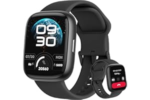 LODIMEKE Smart Watch, Alexa Built-in, Answer/Make Calls 44mm Smartwatch Women Men, 1.83'' Sports Watch IP68 Waterproof, Heart Rate SpO2 Sleep Stress Monitor, Step Counter Watch for Android & iOS Phone