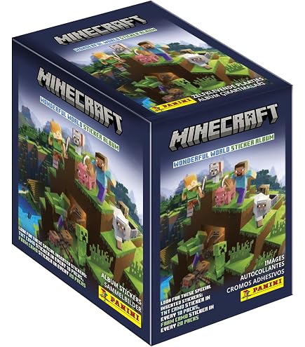 Panini Minecraft 2026 – Stay Adventurous Box mit 36 Hüllen