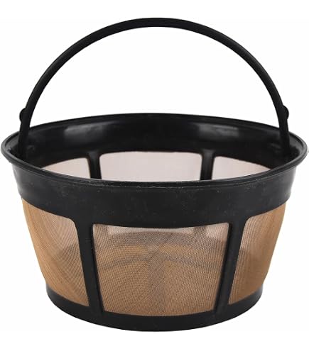 Filtro Permanente Original Ariete Para Cafetera Americana Vintage 1342 - 112x64mm, Capacidad 12 Tazas, Acero Con Mango Palanca