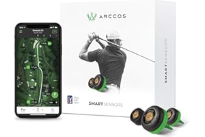 Arccos Golf Smart Sensors Swing Trainer Aid - pierwszy w historii dalmierz GPS zasilany przez AI Gen 3+