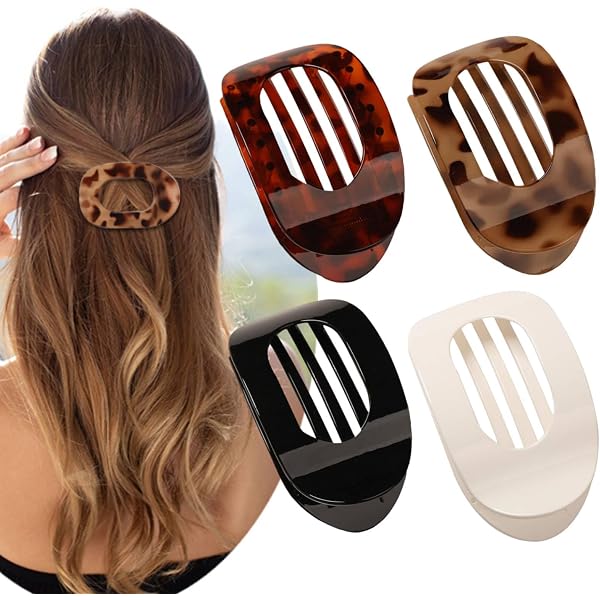 6 Stück Große Haarspangen (9 Cm) – Rutschfeste Snap Clips, Matt, Für Dickes & Dünnes Haar (3 Farben, Set 02)
