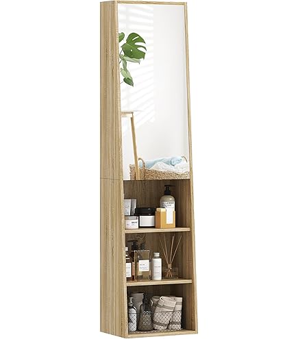 Kast voor onder schuin dak met 6 deuren en 2 nissen in wit - ADEZIO