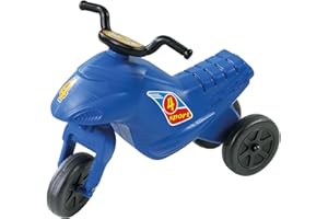 JT-LIZENZEN Dohany Rutscher Motorrad Fahrzeug 4 Mini Kinder Laufrad Lauflernrad blau