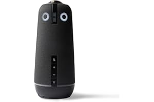Owl Labs Meeting Owl 4+ Caméra Visio-Conférence Intelligente 360° 4K avec Microphone et Haut-Parleur (Auto-Focus locuteur, Zoom Intelligent, Réduction du Bruit, Certifiée Microsoft Teams)