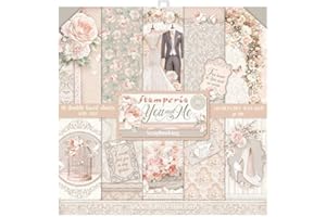 Stamperia International Stamperia-Mini Scrapbooking-You and Me, bianco, OSFA
