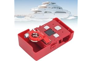 RANKOMU Borne de Fusible de Voiture Batterie, Connecteur À Dégagement Rapide de Bloc de Fusible de Borne de Distribution de Batterie, pour 4Wds Porte-Fusible de Batterie Étanche Marine M8 M5 Goujon 32V 400A