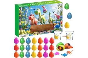 Dinosaurieadventskalender - 24 dagar med överraskningsägg