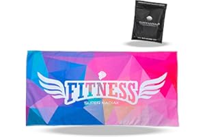 super NADIAK-Asciugamano Palestra Donna in Microfibra Ultra Assorbente Telo Sportivo per Fitness, Yoga, Sala Pesi - Rapida Asciugatura-Asciugamano Sportivo-Morbido e Compatto