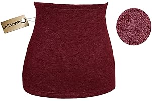belldessa Angora Wolle - weinrot/rot - Nierenwärmer/Rückenwärmer/Bauchwärmer - Größe: Damen Frauen M - ideal auch für Blasenentzündung und Hexenschuss/Rückensch..