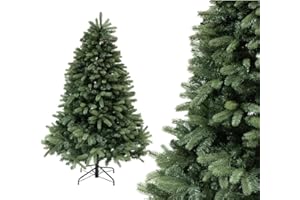 Evergreen Weihnachtsbaum Vermont Fichte 180 cm – naturgetreuer Tannenbaum, künstliche Fichte mit Ständer – Christbaum für Weihnachten – Christmas Tree