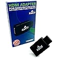 Kaico HDMI Adapter with S-Video and Composite Support Compatible with Nintendo N64, 64, Super Nintendo SNES, Famicom and Gamecube. A Simple Plug & Play Pass Through Adaptor Solution