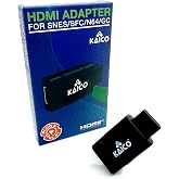 Kaico N64 to HDMI Adapter for Nintendo 64 SNES Gamecube | Supports S-Video and composite, PAL/NTSC/NTSC-J, no software, modif