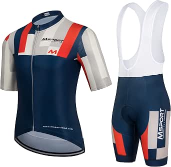 Abbigliamento ciclismo Set completo Tuta Bici Maglia + Salopette  Pantaloncini : Amazon.it: Abbigliamento