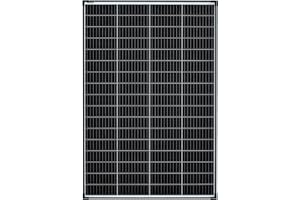 enjoy solar 180W 12V pannello solare monocristallino, 182mm celle solari 10 busbars Pannello solare ideale per camper, impianti da balcone, abitazioni da giardino, barca