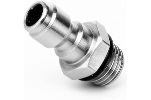 1/4 tum snabbkopplingskontakt, 14 mm hangänga till 1/4 tum snabbfrigörande adapter tryckbricka spruta snö skumspruta flaska a