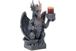 JOH. VOGLER GMBH ( FIGUR ) Vogler smok trzyma świecę – dekoracja gotycka – smok świecznik