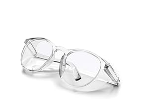 LeonDesigns Schutzbrille Anti-Fog Tactical Glasses with Side Shields Klare Schutzbrille mit Anti-Scratch UV400 Schutzscheibe Schutzbrille Innenbrille