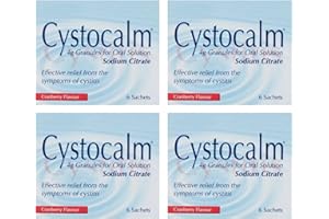 WILOSC Cystitis Relief Sachets | Fast-Acting Cystitis Treatment for Women | Pack of 4x6 for Effective Urinary Tract Support