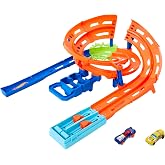 Hot Wheels İkili Yarış ve Akrobasi Pisti Hot Wheels İkili Yarış ve Akrobasi Pisti, 2 adet 1:64 &ouml;l&ccedil;ekli oyuncak araba, kolayca