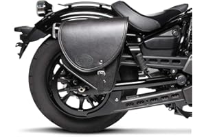 CRAFTRIDE Satteltasche Indiana 10L für Honda Rebel 500 schwarz rechts