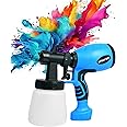 ALLESM Paint Sprayer 550w Electric Paint Spray Gun with 800ml Large Container HVLP Spray Paint Gun with 2.5mm Nozzle Caliber Plug-in Paint Sprayers for Home Interior