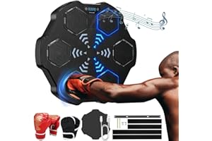 DERLVBAK Machine de Boxe Musicale à Domicile, Music Boxing Machine Portable Mural, Smart Bluetooth Boxe Mural Musique, Intelligente pour la Maison, L'IntéRieur et la Salle de Sport