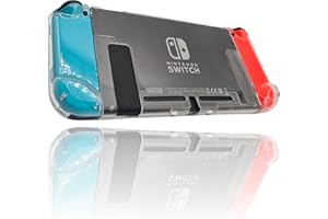 GG ACC BY GOGIK Custodia protettiva compatibile per Nintendo Switch e Joy-Con, protezione ottimale, facile da installare, compatibile con il dock, non compatibile con Switch OLED e Lite