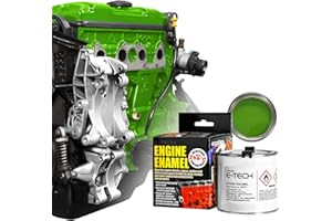 E-TECH - Lime Green - Car/Bike Engine Enamel Paint - 250ml