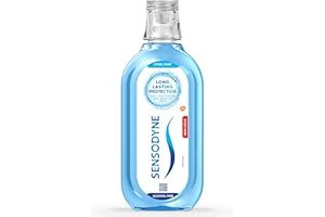 Sensodyne Mouthwash for Sensitive Teeth, Alcohol Free Mouth Wash, Cool Mint Flavour, 500ml