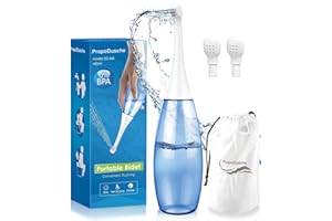 PROPODUSCHE Po Dusche für die postpartale Dammpflege,Tragbares Reisebidet Sprayer für Persönliche Hygiene Handbidet Flasche 450ml Portable Bidet-Travel Bidet (1)