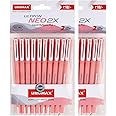 UNOMAX Ultron Neo 2x Ball Pen Pack of 20 (20 Red) | Elevate Your Writing Experience with Jet-Like Smoothness | 0.7mm Tip Size for Superior Precision | Ideal for Office, School, and Everyday Use