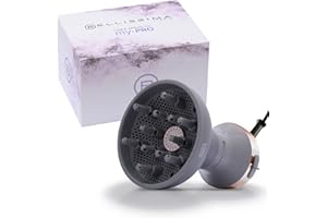 Bellissima Ceramiczny dyfuzor gorącego powietrza do włosów kręconych + olej arganowy - suszarka do włosów Diffon + dyfuzor jonowy All-in-One - 2 moce, 700 W - miękkie i naturalne suche, złożone loki