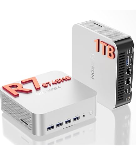 GEEKOM A7 MAX Mini PC with AMD Ryzen R9-7940HS (Up to 5.2GHz