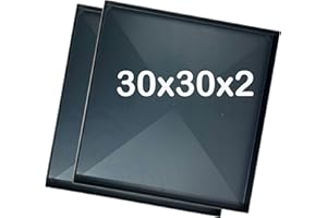 TEGLIEDIROMA [2 PEZZI] Teglie ferro blu 30x30x2 Cm, misure per forno Godino con diagonale antideformazione Spessore teglie 8/10 Pizza alta idratazione ideale per professionisti della pizza e focaccia