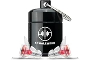 Schallwerk ® Women+ tapones oidos especialmente para mujeres – amortigua el ruido y mantiene la calidad del sonido – ideal para música, festivales, trabajo, estudio