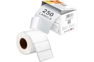Double Dragon Address Labels | 250 Labels/Roll | 89mm x 36mm | Self-Adhesive White Stickers | BPA-Free | Handwriting, Laser & Inkjet Printer Compatible | For Shipping, Filing, Storage & Food Container