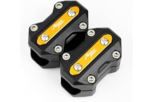 ZESIDIMO Accessori Moto Per Africa Twin 1100 CRF1100/L CRF 1000/L XRV 750 Blocco Protettivo del Paraurti Motore delle Barre di Protezione (Oro)