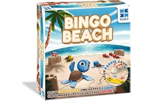 MEGABLEU | Bingo Beach | Familienspiele | Brettspiele | Geschenke zur Einschulung | Perfekt zu Verschenken | Schulanfang Jungen und Mädchen | Bingo Spiel | Kinderspiele ab 6 Jahren für 2 bis 4