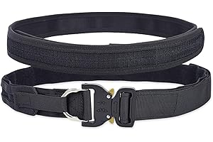 KODENOR Schnellspanne Taktische Gürtel Doppelschicht MOLLE Nylon Metallschnalle Airsoft Militärische Einstellbare Schlacht Taille Gürtel Kampf Jagd CS