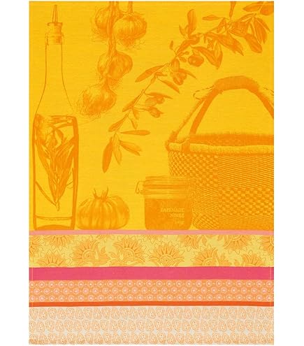 Le Jacquard Francais 27077 Tea Towel Fruits Exotiques Passion 80X60 Cm Cotton