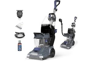 Vax SpinScrub Power Plus Carpet Cleaner Machine, Rug, Upholstery, Car, Stair Upright Shampooer Washer. Handheld Spot Cleaning, SpinScrub and Wash Tool, Solution, 1200W, Grey/Navy Blue, CDCW-SSXA