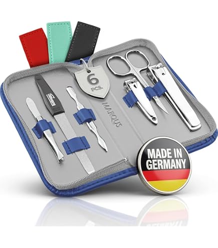 Kit Manucure 12 Pièces Solingen – Coffret Cadeau Homme/femme – Marque MarQus