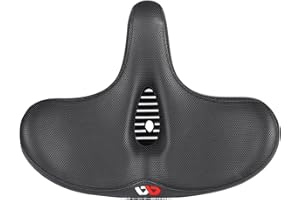MEIION widecomfort Selle Velo Confort Large et Ergonomique Siège de vélo Confortable et Respirant Convient pour Le VTT et Le vélo de Ville
