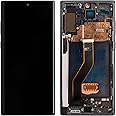 SwarKing OLED Display Replacement Compatible with Samsung Galaxy Note10+ Note 10 Plus SM-N975U SM-N975F/DS 6.8"（Black with Frame） Touch Screen Digitizer Assembly with Repair Tools